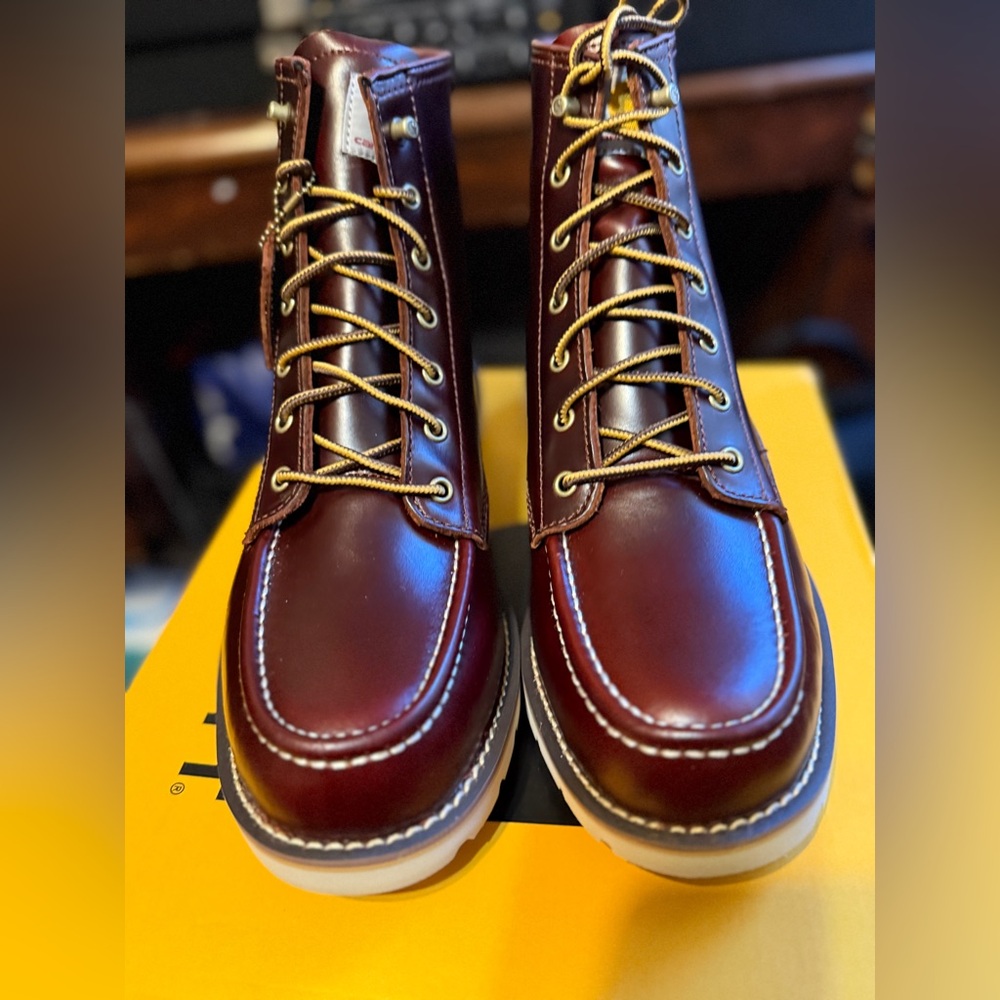 Classic Carhartt Brown Leather Men's Boots